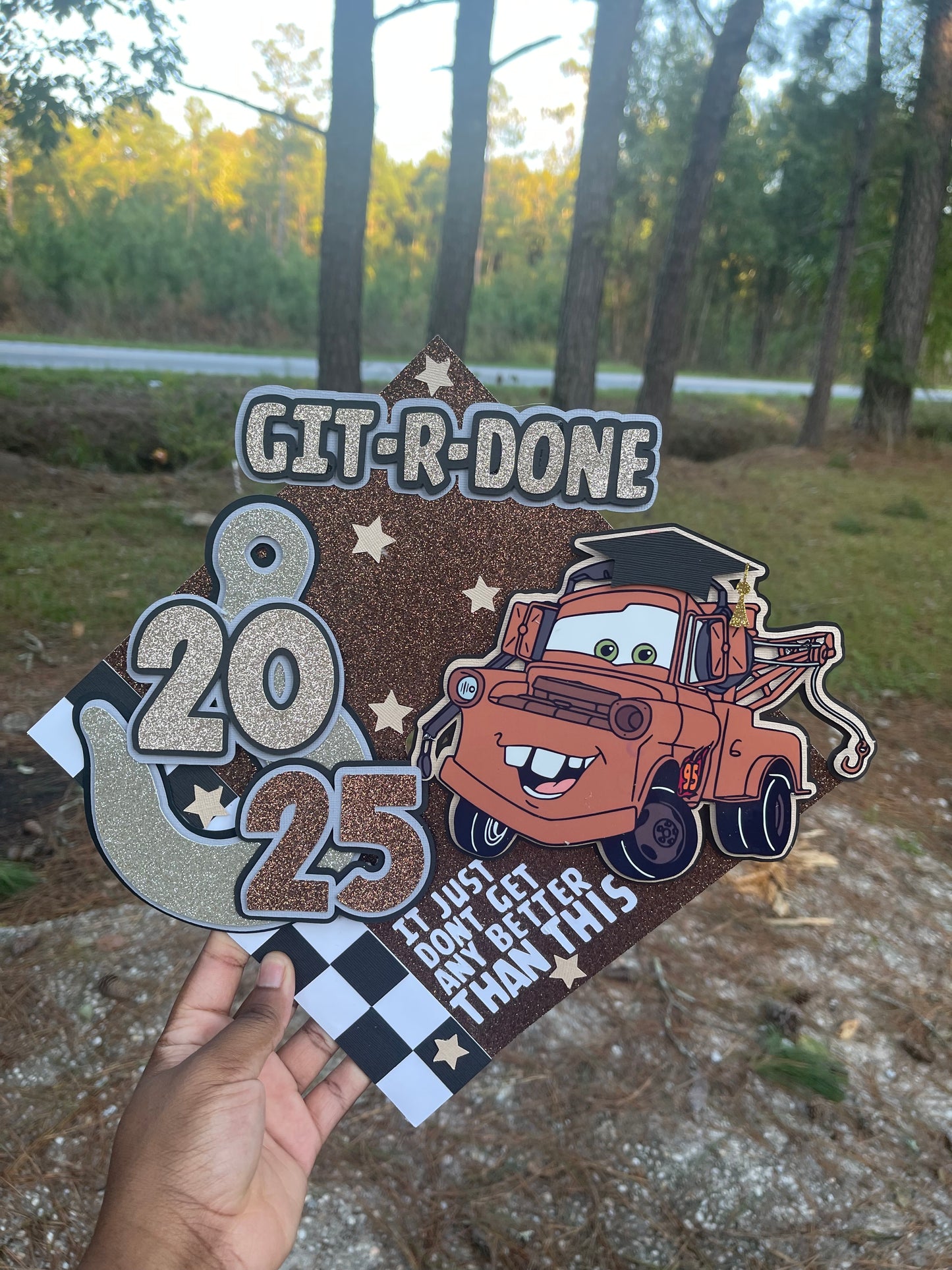 Mater Grad Cap Topper