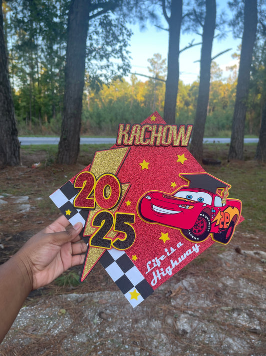 Cars Grad Cap Topper