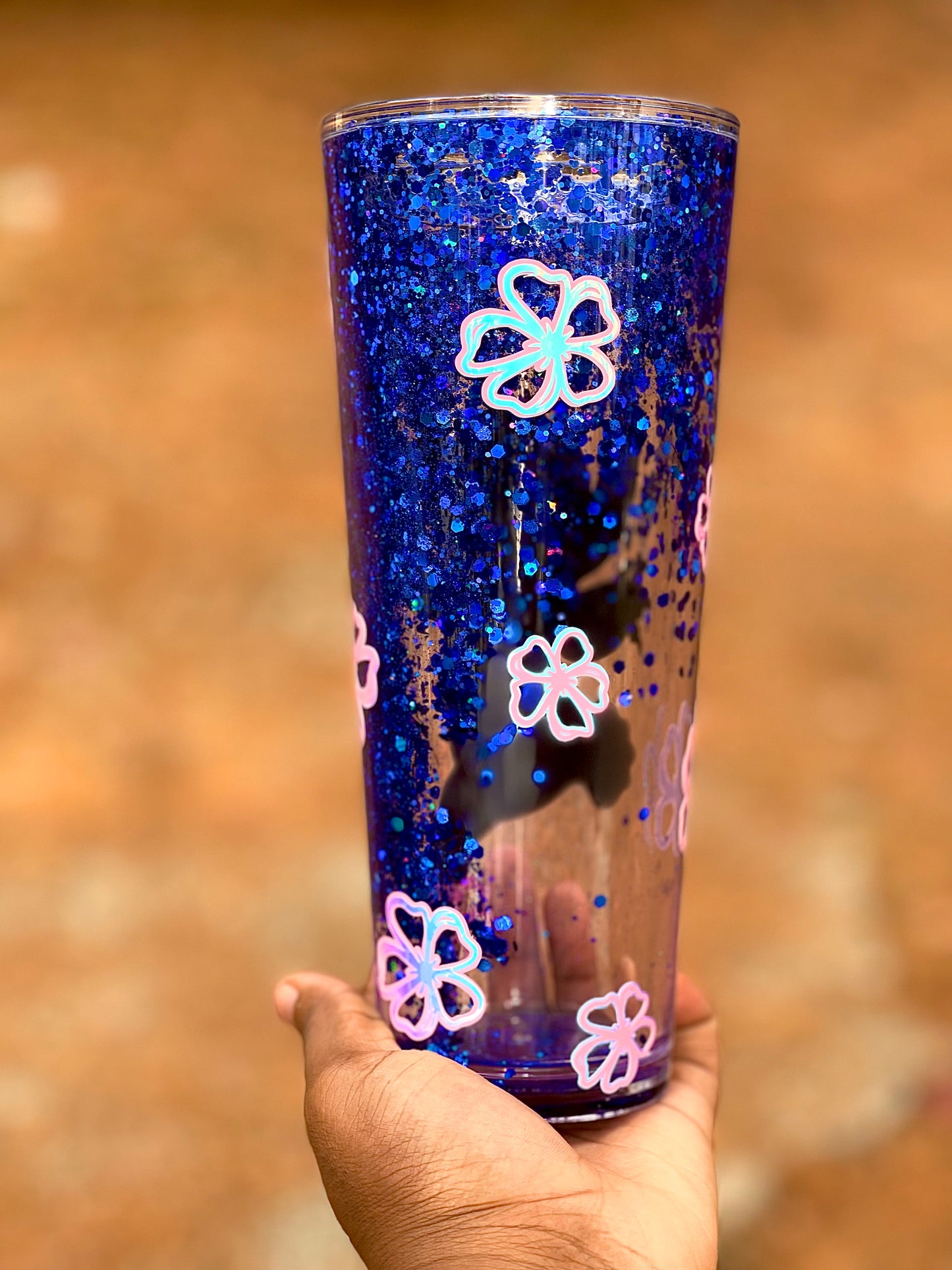 Stitch Snowglobe Tumbler