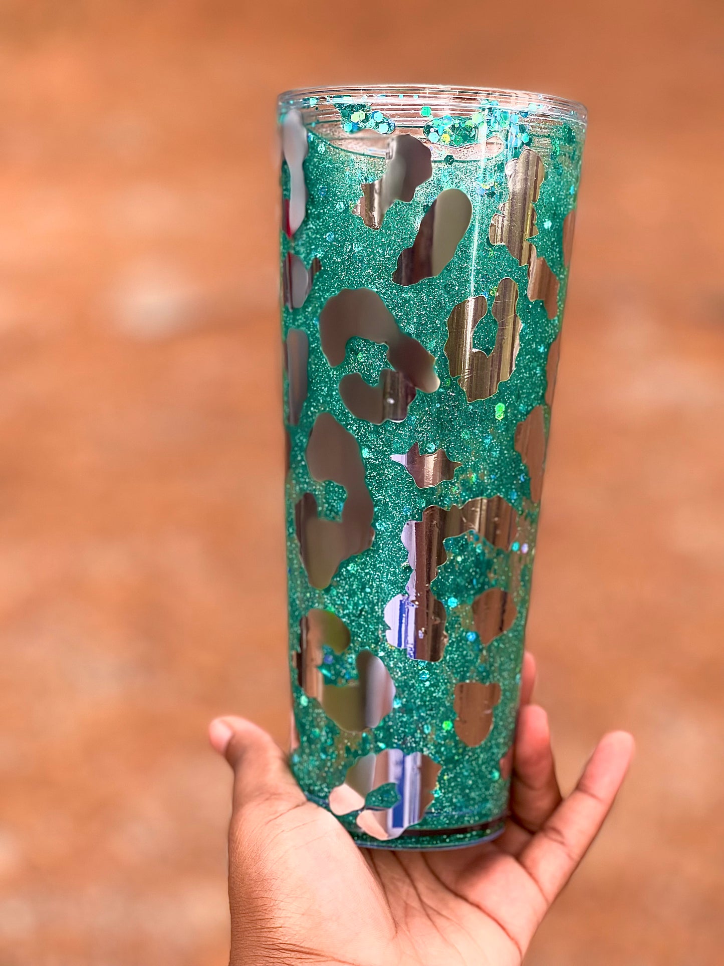 Cheetah  Snowglobe Tumbler