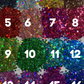 Glitter Keychain