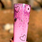 Pretty & Pink Snowglobe Tumbler